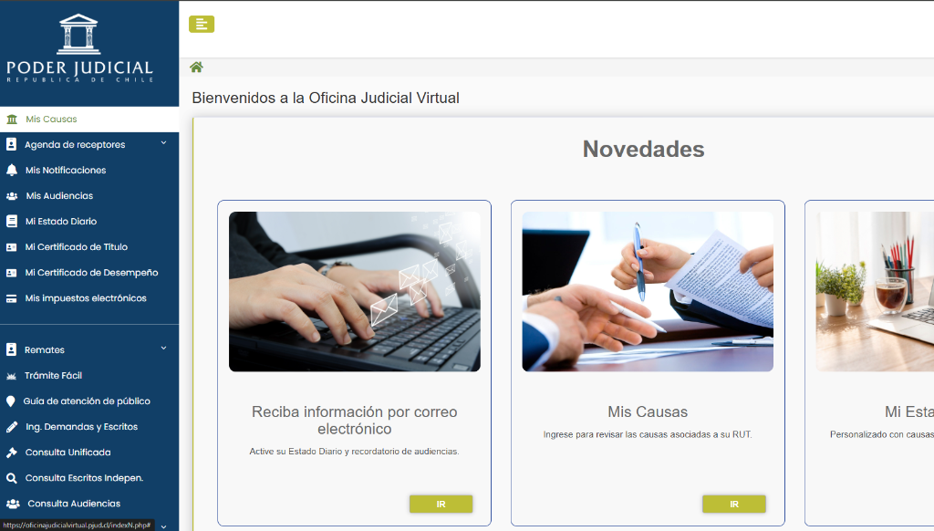 Paso 4: Pantalla de Bienvenida y tarjeta Mis Causas